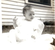 Image of Joan as a baby